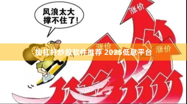 加杠杆炒股软件推荐 2025低息平台